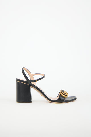 Gucci Leather GG Marmont Sandal