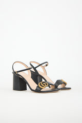 Gucci Leather GG Marmont Sandal
