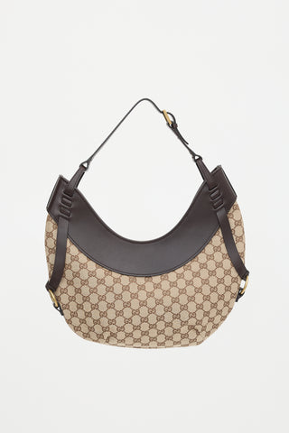 Gucci GG Monogram Crescent Bag