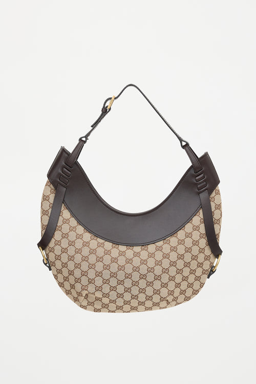 Gucci GG Monogram Crescent Bag