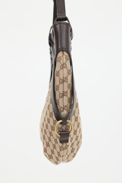 Gucci GG Monogram Crescent Bag