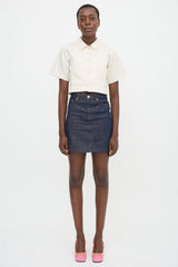 Gucci GG Monogram Cropped Shirt