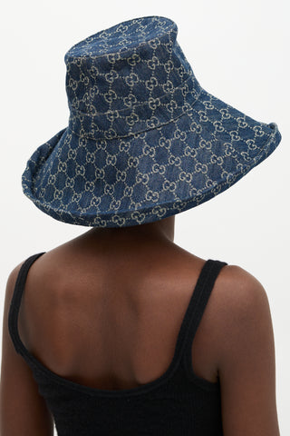 Gucci GG Monogram Denim Hat