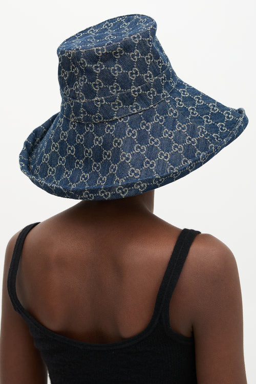 Gucci GG Monogram Denim Hat