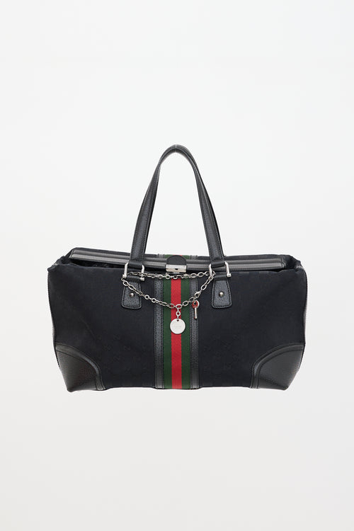 Gucci GG Monogram Treasure Boston Bag