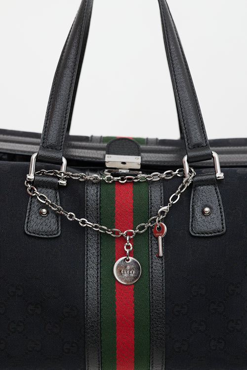 Gucci GG Monogram Treasure Boston Bag