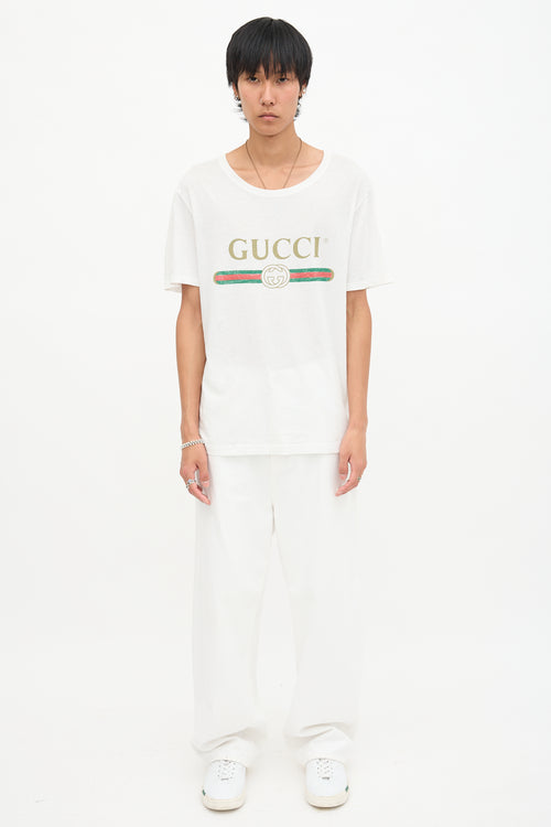 Gucci GG Printed Logo T-Shirt