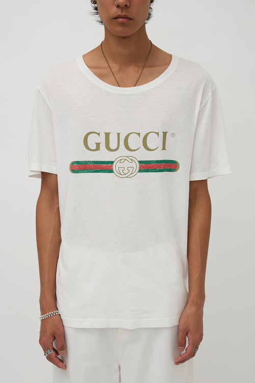 Gucci GG Printed Logo T-Shirt