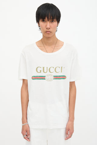 Gucci GG Printed Logo T-Shirt