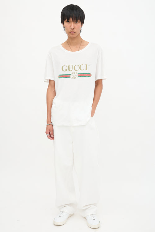 Gucci GG Printed Logo T-Shirt