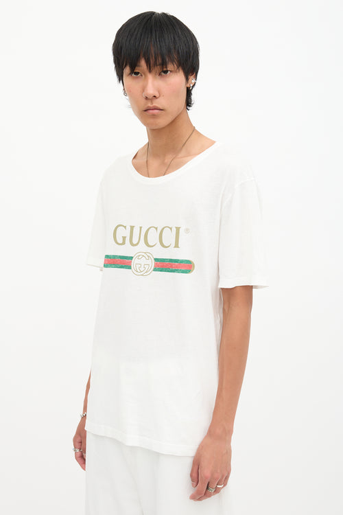 Gucci GG Printed Logo T-Shirt