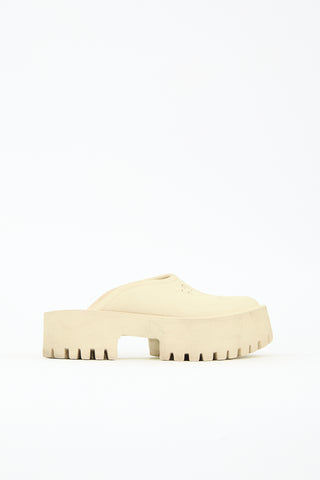Gucci GG Rubber Platform Mule