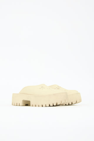 Gucci GG Rubber Platform Mule