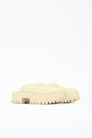 Gucci GG Rubber Platform Mule