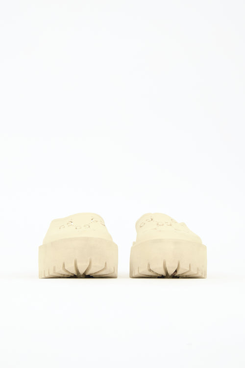 Gucci GG Rubber Platform Mule