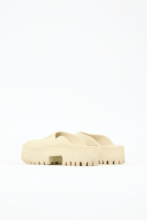 Gucci GG Rubber Platform Mule