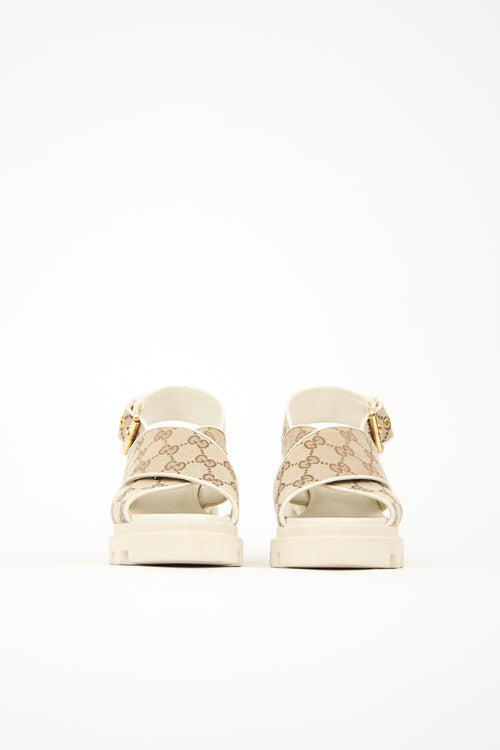 Gucci GG Supreme Canvas Sandal