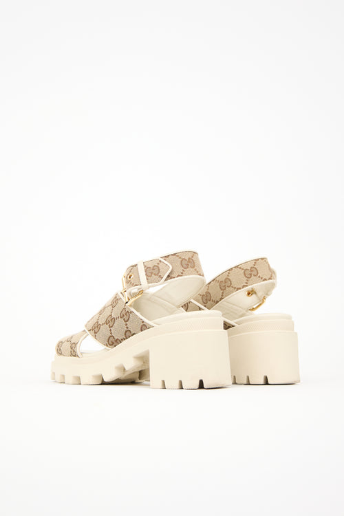 Gucci GG Supreme Canvas Sandal