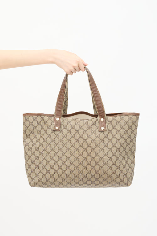 Gucci GG Supreme Canvas Tote Bag