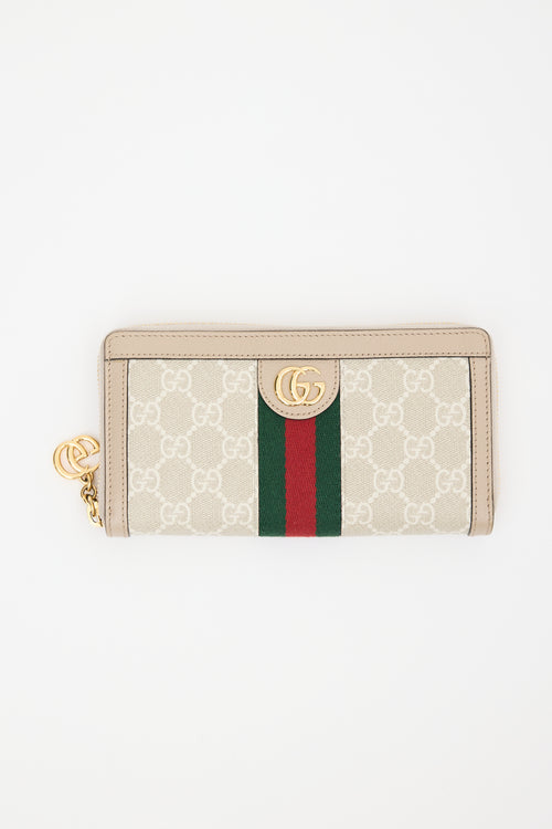Gucci GG Supreme Ophidia Continental Wallet