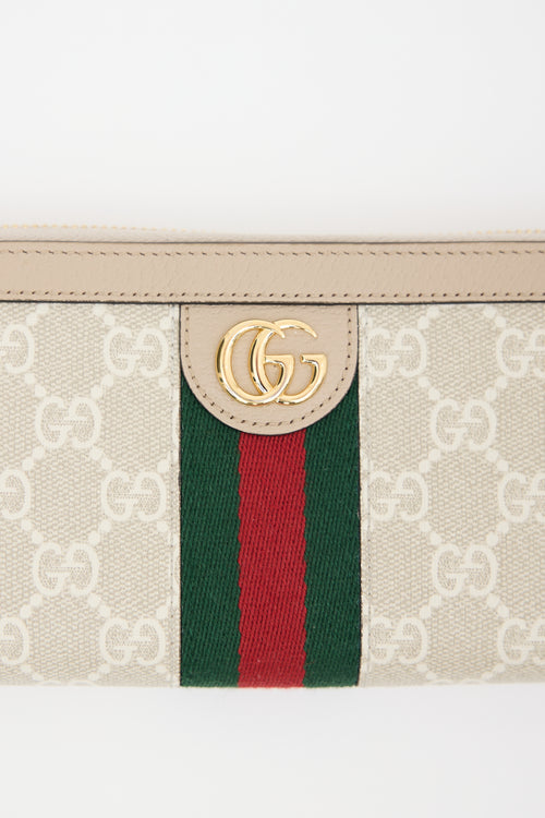 Gucci GG Supreme Ophidia Continental Wallet