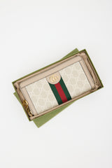Gucci GG Supreme Ophidia Continental Wallet