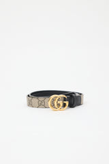 Gucci GG Supreme Slim Belt