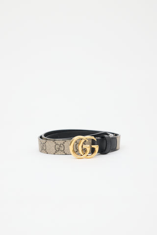 Gucci GG Supreme Slim Belt