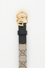 Gucci GG Supreme Slim Belt