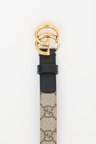 Gucci GG Supreme Slim Belt