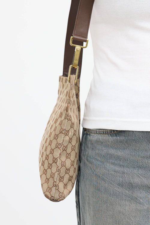 Gucci GG Canvas Two Way Shoulder Bag