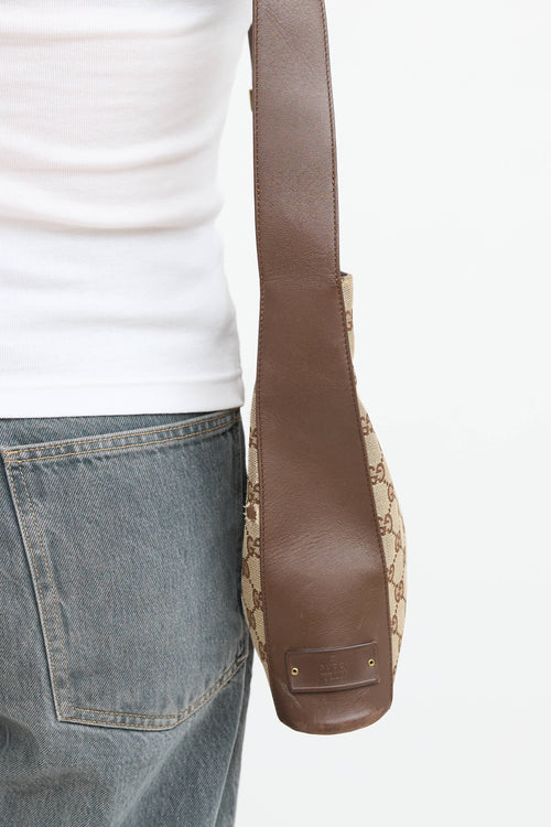 Gucci GG Canvas Two Way Shoulder Bag