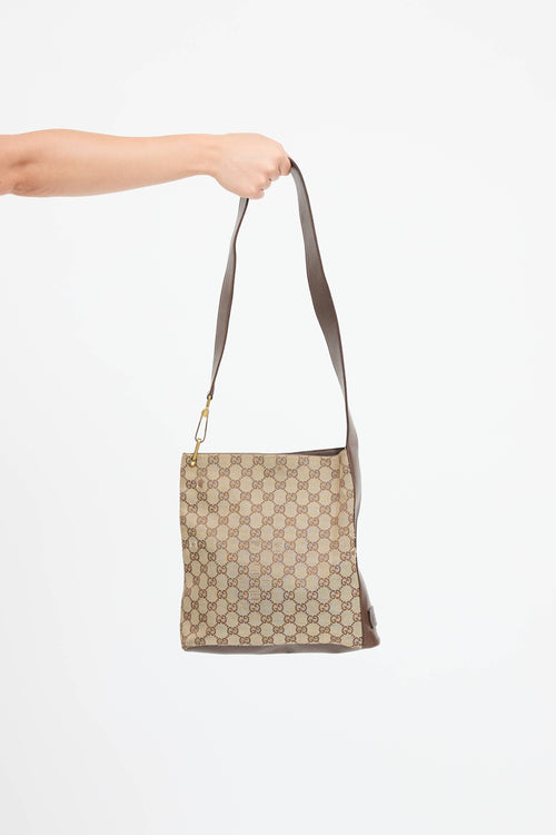 Gucci GG Canvas Two Way Shoulder Bag