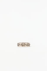 Gucci Ghost Sterling Silver GG Ring