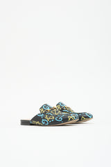 Gucci Ghost Leather Princetown Mule