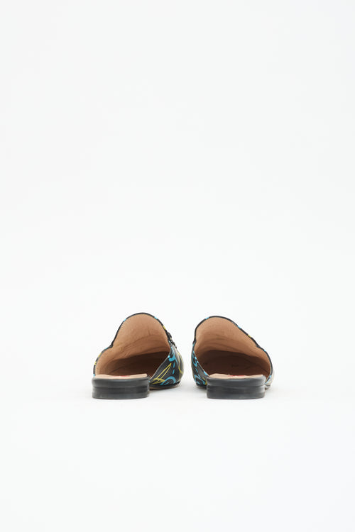 Gucci Ghost Leather Princetown Mule