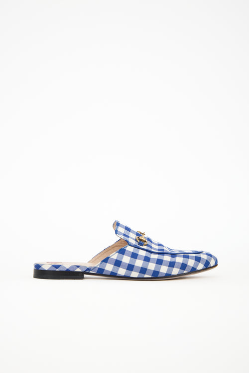 Gucci Gingham Princetown Loafer