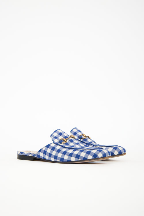 Gucci Gingham Princetown Loafer