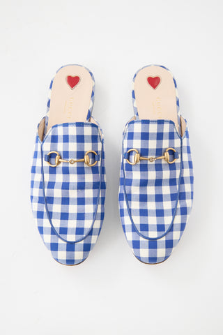 Gucci Gingham Princetown Loafer