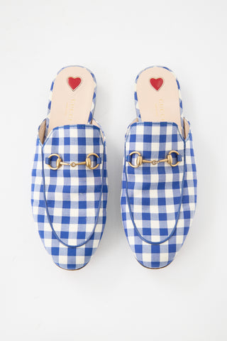 Gucci Gingham Princetown Loafer