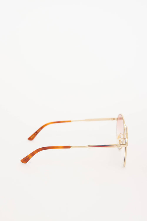 GG0206SK Round Sunglasses