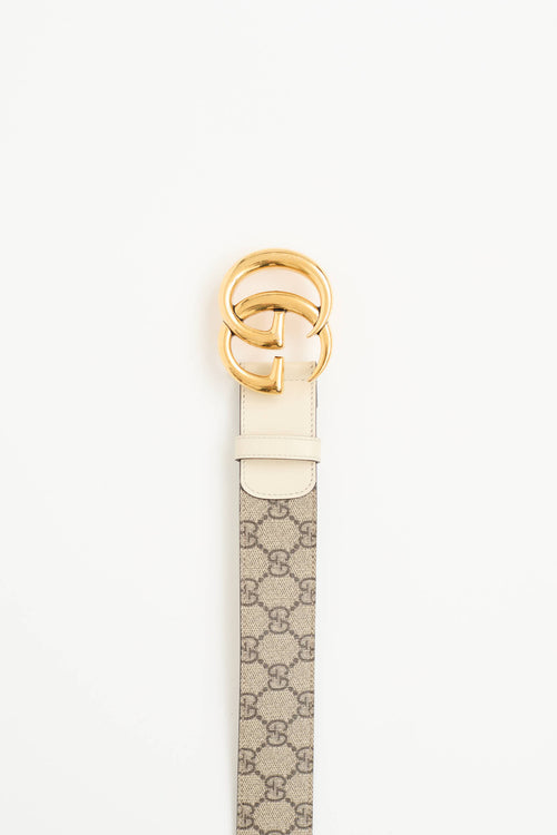 Gucci Monogram Marmont Wide Belt