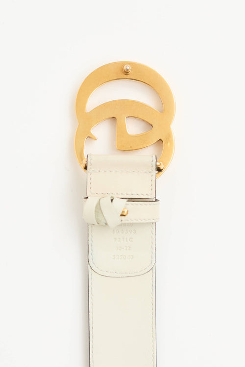 Gucci Monogram Marmont Wide Belt