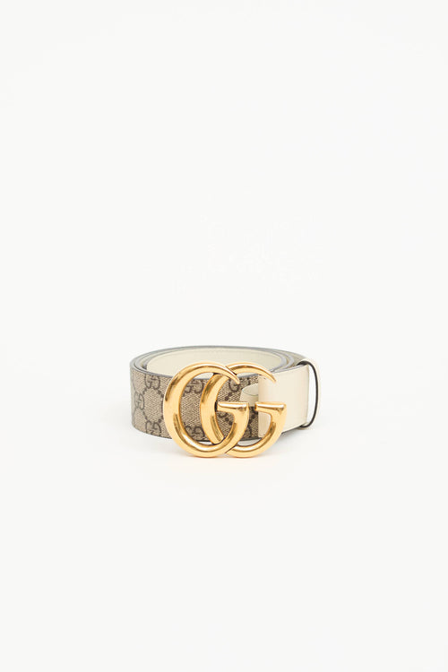 Gucci Monogram Marmont Wide Belt