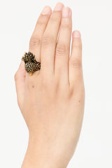 Gucci Gold Tone Metal Ring