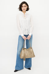 Gucci Gold Leather Medium Soho Chain Shoulder Bag