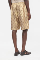 Gucci Metallic GG Monogram Shorts