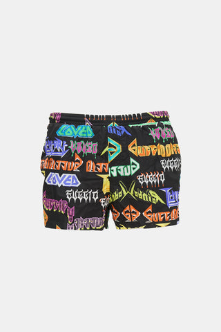 Gucci Graphic Logo Swim Shorts