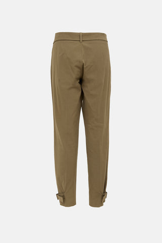 Gucci Belted Straight Leg Trouser