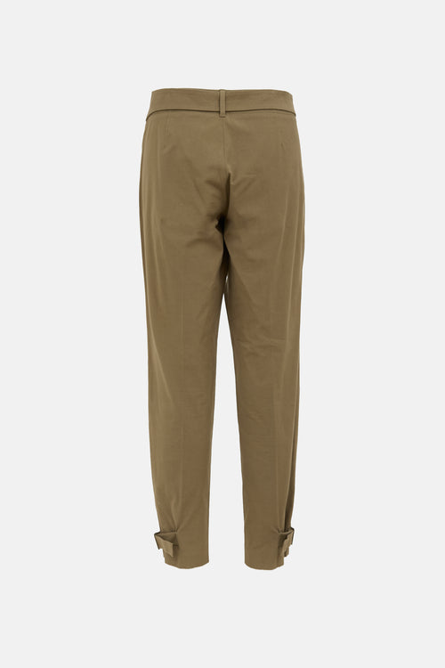 Gucci Belted Straight Leg Trouser